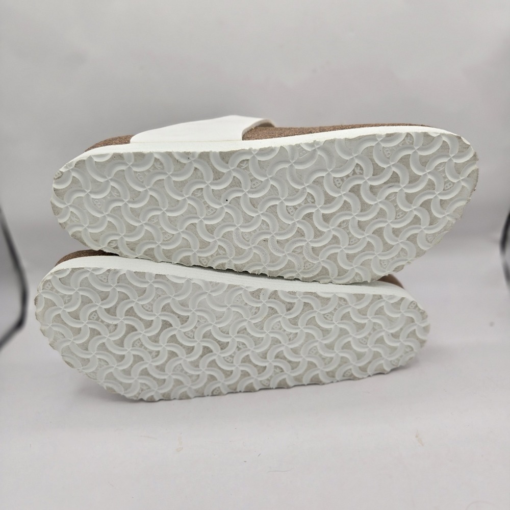 Birkenstock White Thong Platform Sandals - Picture 11 of 11